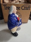 VTG Ben Franklin Cookie Jar from Treasure Craft 10/1000 250 Birthday Celebrate — photo 7