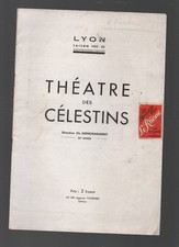 programme th��tre des CELESTINS Lyon:: MISS BA (M6845)