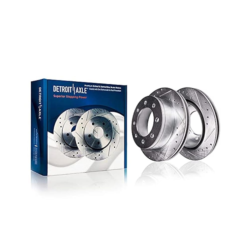 Complete Front Brake System for Trucks - Rotors, Pads, Fluid