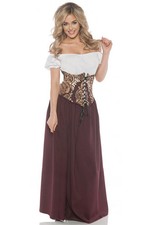 Renaissance Bar Maid Oktoberfest Beer Lady Adult Costume