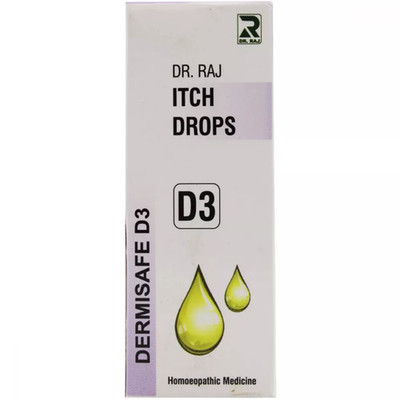 Dr Raj Homeopathic Dermisafe D3 Itch Drops (30ml)