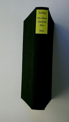 111411 Norman Levine EIN KLEINES STÜCKCHEN BLAU Erzählungen. HC