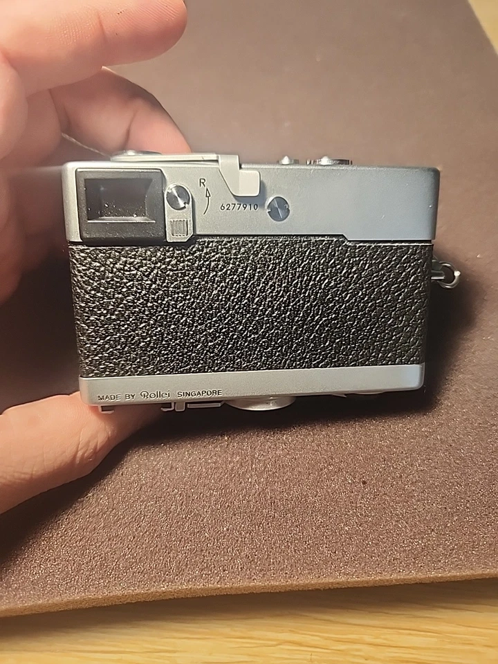 Medidor de cámara fotográfica Rollei 35 - plateado - 35 mm no ha sido probado.   Foto 3 de 4