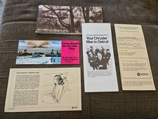 1971 Chrysler Newport New Yorker 300 Original Owners Manual - 5 Piece Set