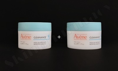 Avene Cleanance Mattifying Aqua-Gel for Sensitive Blemish-Prone Skin 2 x50ml