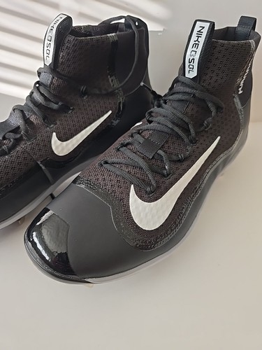 Botines de béisbol Nike Huarache 2KFilth Elite negros/blancos para hombre 13 nuevos sin caja - Imagen 4 de 10