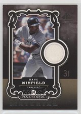 2007 SP Legendary Cuts Masterful Material Dave Winfield #MM-DW HOF