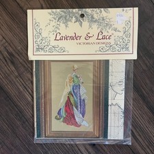 Lavender  Lace In the Arms of an Angel Cross Stitch Pattern LL47 NIP