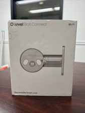 Level Bolt Connect WiFi Smart Deadbolt Invisible Lock Apple Google Alexa Open Bo