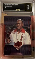 1999 Upper Deck MICHAEL JORDAN Athlete Of The Year MINT 9 Chicago Bulls