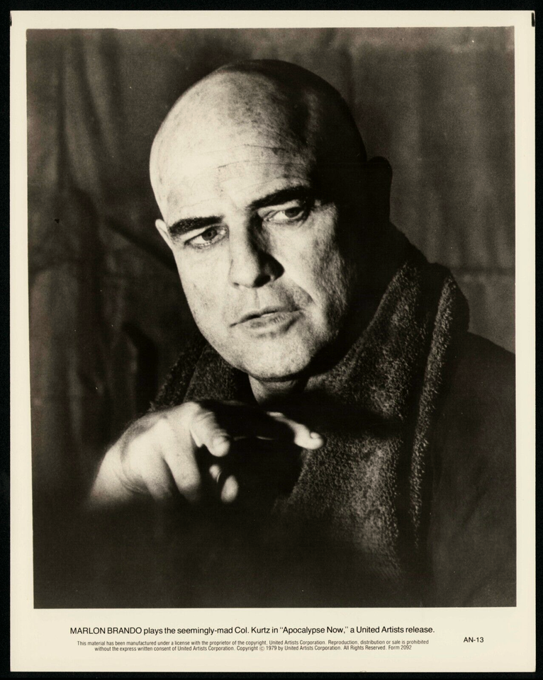APOCALYPSE NOW Original Movie Press Photo Marlon Brando as Kurtz