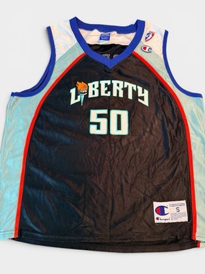 Vintage Champion Rebecca Lobo #50 New York Liberty WNBA Jersey Womens Small S