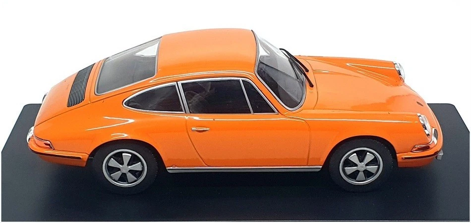 Caja blanca Porsche 911 S naranja 1968 1:24 Foto 3 de 4