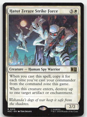 Hatut Zeraze Strike Force 15 MSC Commander: Marvel Super Heroes Magic MTG NM