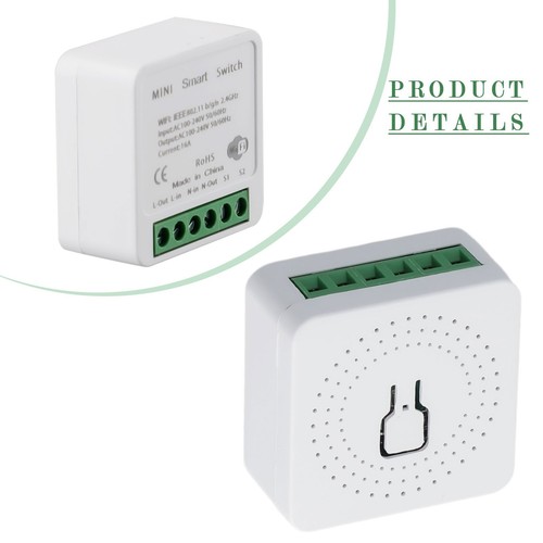 Innovativer WiFi-fähiger Lichtschalter mit flexiblen Timer-Optionen 2-Wege - Bild 6 von 12