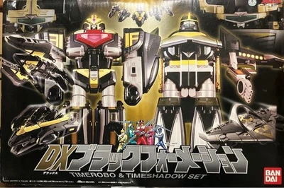 Bandai Timeranger DX TimeRobo y TimeShadow Black Formation Chogokin - Imagen 1 de 4