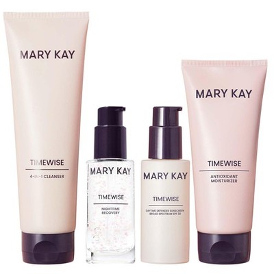 TimeWise Miracle Set Combination Oil Control Skincare 4 Piece Combination Oil