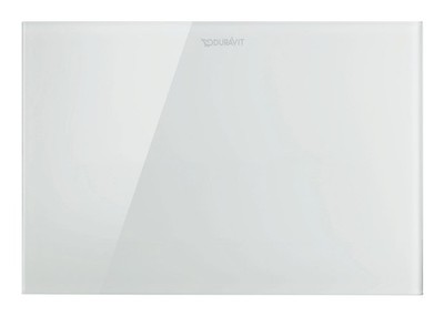 Duravit DuraSystem Betätigungsplatte mechanisch für WC A2 Dual Flush - Glas Weiß
