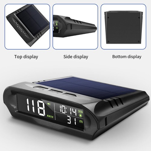 Vereinfachte Installation solarbetriebenes Auto-HUD f??r Echtzeit-Fahrdaten - Zdjęcie 2 z 12