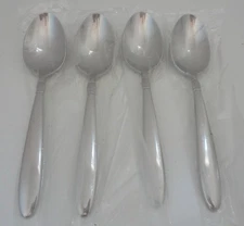 Reed & Barton Dane Set of 4 Teaspoons 6 1/2" 18/10 Flatware NEW