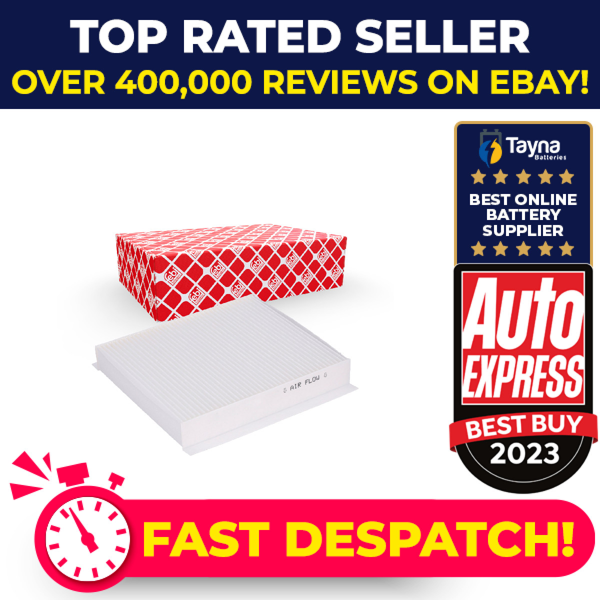 Pollen / Cabin Filter fits PEUGEOT BIPPER LHD Only 1.4 1.3D 1.4D 2008 on Febi