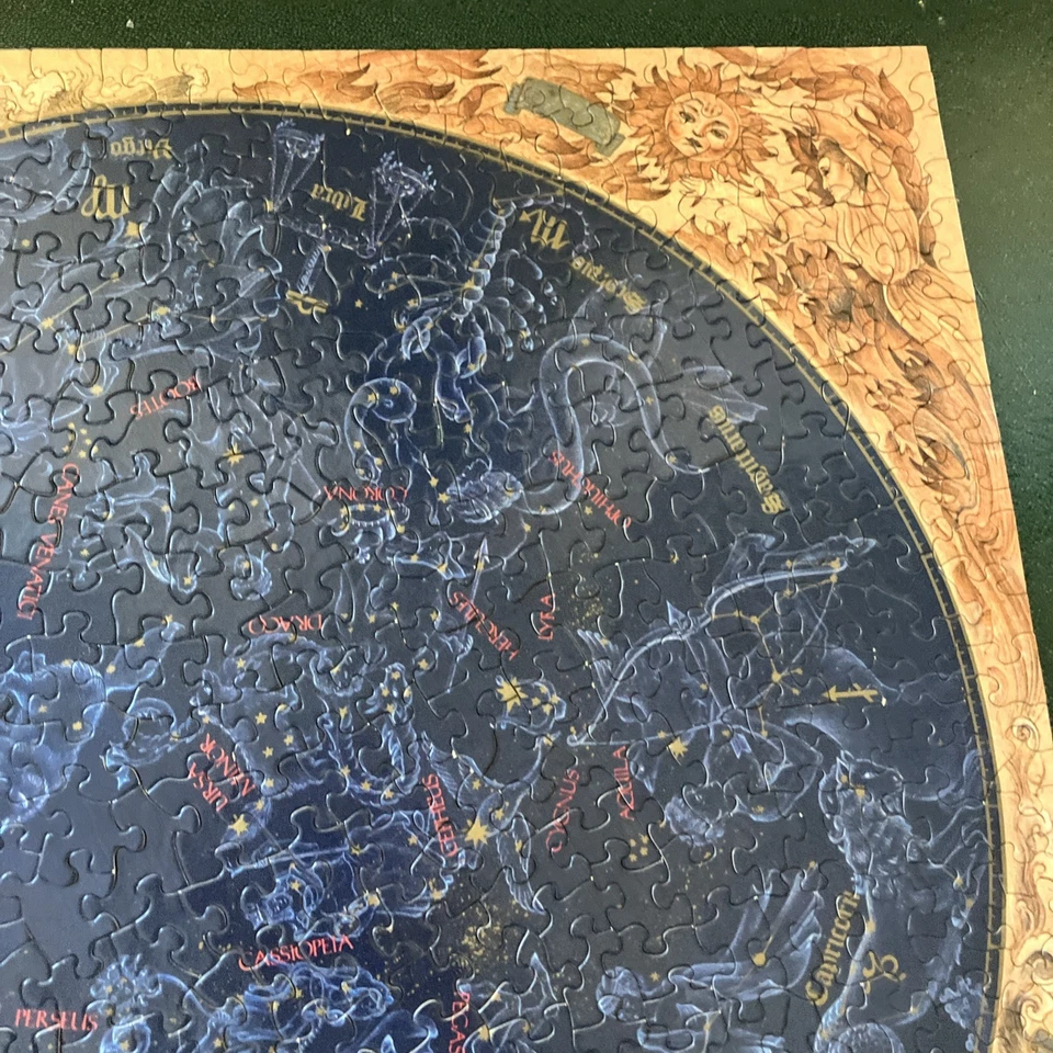 Vintage 1982 Springbok CONSTELLATIONS Zodiac Stars 500+ Piece Puzzle COMPLETE - Image 4 of 4