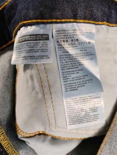 LEVI'S-NWT-Men's 527 Slim Bootcut Stretch Eco Ease Denim Blue Jeans-Size 38x34 - Imagen 9 de 14