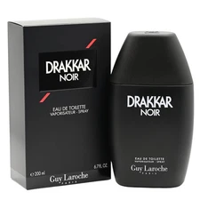 DRAKKAR NOIR by Guy Laroche cologne for men EDT 6.7 / 6.8 oz New in Box