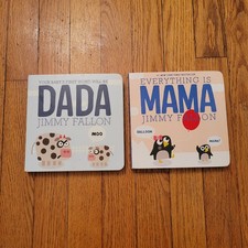 Jimmy Fallon Everything is Mama Your Babys First Word Dada Board Book Set Gift