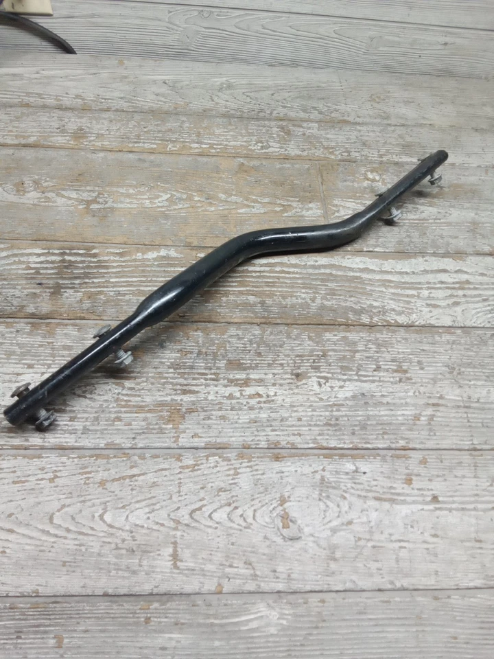 Soporte silenciador de escape negro deslizante ancho Low Rider Harley Dyna Super Glide FXD Foto 3 de 4