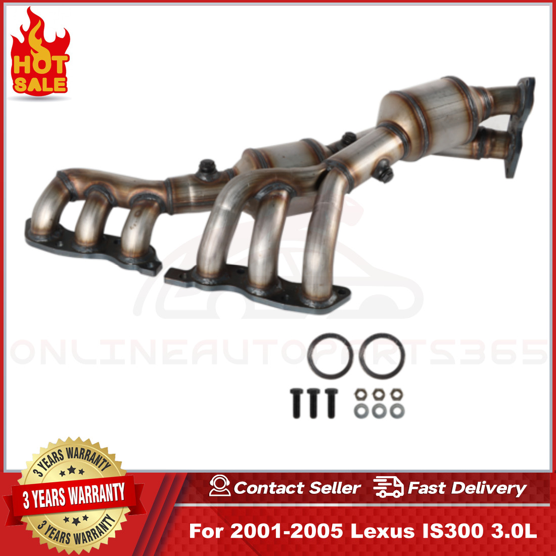 Catalytic Converter Fits Lexus IS300 2001-2005 GS300 SC300 Toyota Supra L6 3.0L