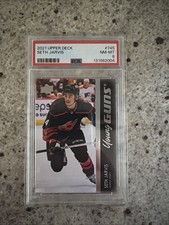 2021-22 Upper Deck Young Guns Seth Jarvis PSA 8 #745 Carolina Hurricanes
