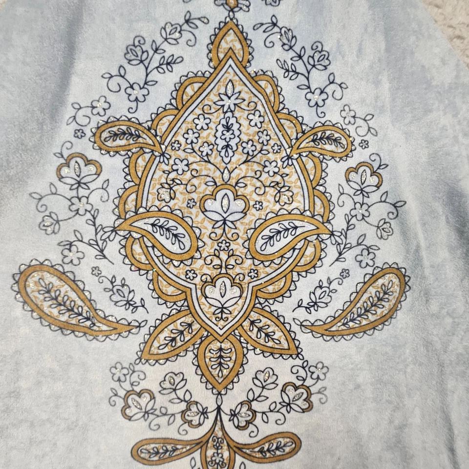 Vtg Y2K Halter Top Juniors M Paisley Suede 90s Boho Fairy Tattoo Festival READ!! - Image 4 of 4