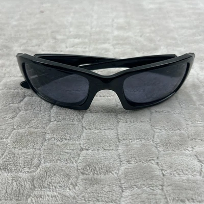 Gafas de sol envolventes rectangulares de plástico negro vintage Oakley Fives 3.0 03-430 EE. UU. - Imagen 1 de 4