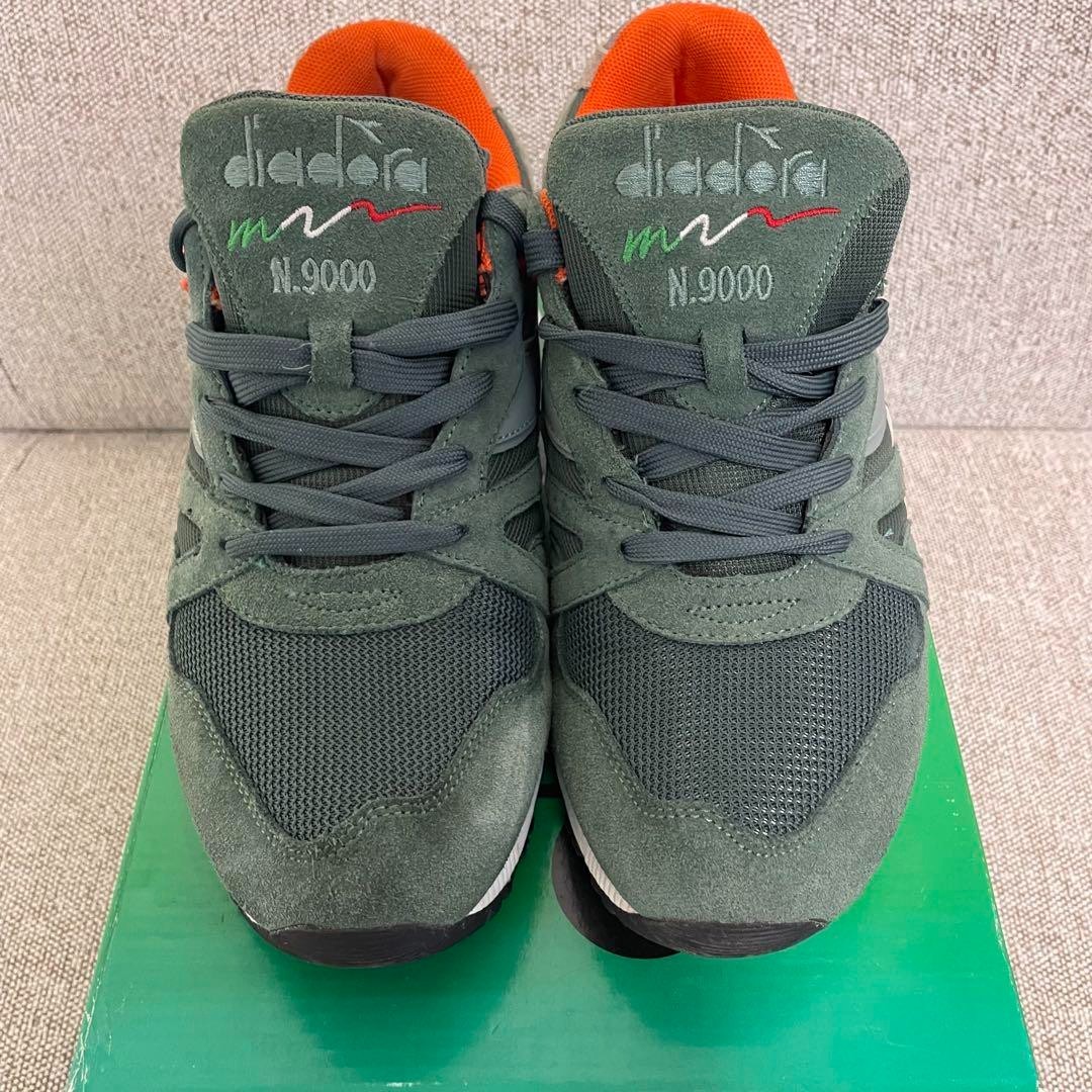 Diadora N9000 Green Diadora Shoes Diadora N9000 Socks Terra LC23