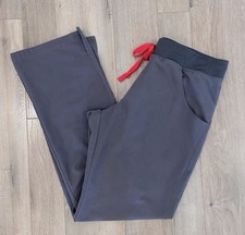 FIGS Technical Collection 1 1 Unisex Scrub Pants M Dark Gray Black Red