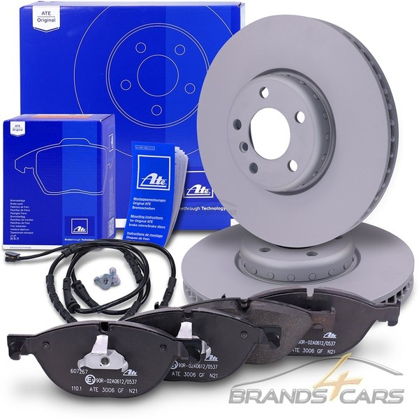 ATE Bremsscheiben Ø348 +BelÄGe +Kontakt Vorne FÜR BMW 5-ER F10 6-ER F12 7-ER F01-image