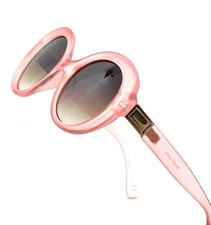 Women Sunglasses Retro Vintage Thick Frame Gradient Lens Miami Style New Style