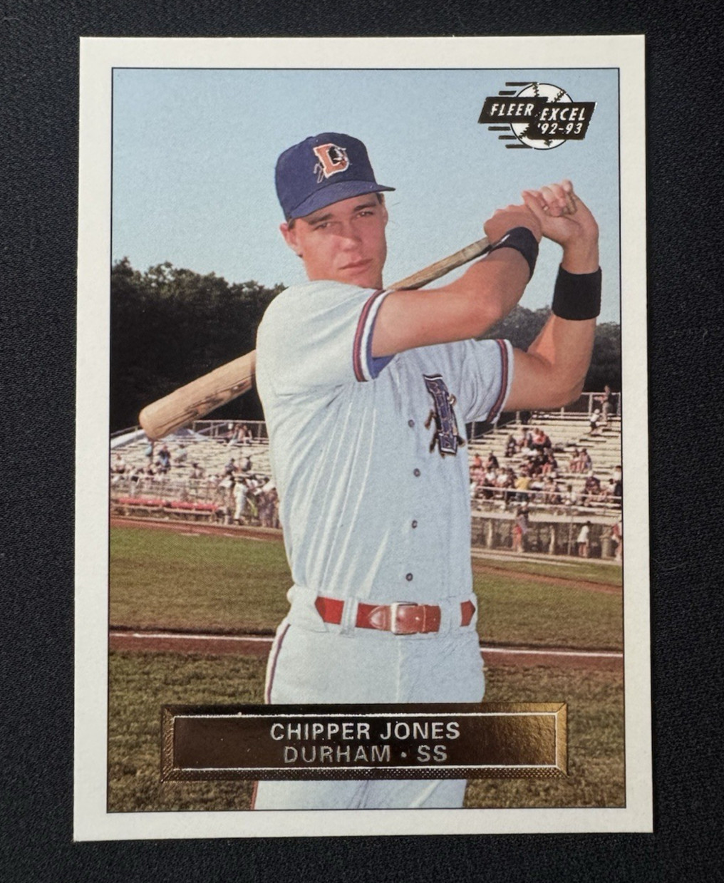 1992-93 Fleer Excel - Chipper Jones #2 HOF