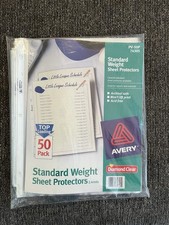Avery Standard Weight Sheet Protectors 50 Pack