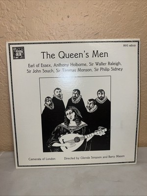 VTG The Queen's Men -Earl of Essex, Anthony Holborne, Sir Walter Raleigh, Vinyl