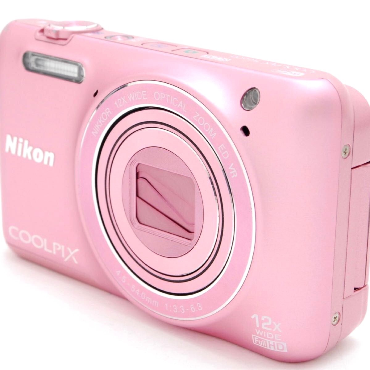 Nikon COOLPIX S6600 Pink 16.0MP 12x Zoom Compact Digital Camera