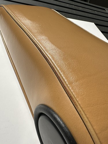 Mercedes 86-91 C126 SEC Coupe PALOMINO leather front Driver Seat OEM Armrest - Picture 6 of 11
