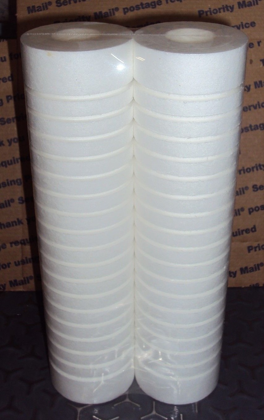 Grainger 1NPF8 GROOVED POLY WATER FILTER CARTRIDGE 5 MICRON 2.5" X 10"  Case/40