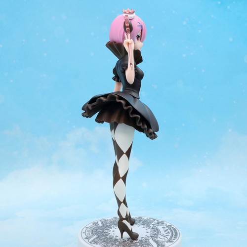 Re:Zero Rem Ram in Alice in Wonderland Outfit Figure Figurine FuRyu Lot of 2 - Picture 3 of 12