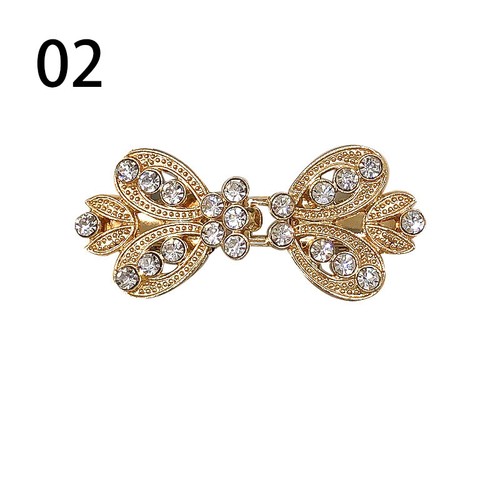 Lady Women Cardigan Clip Clasp Brooch Fastener Buckle Shawl Sweater Pins Jewelry - Picture 14 of 24