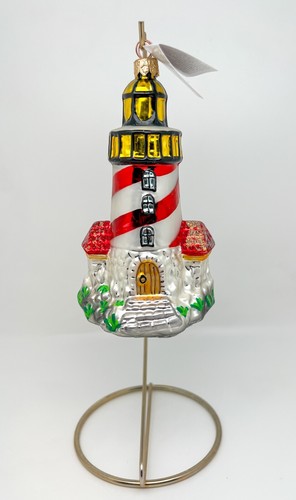 Christopher Radko Retired 1999 “Light Wave” Lighthouse -New with cut tag, No Box - Picture 6 of 6