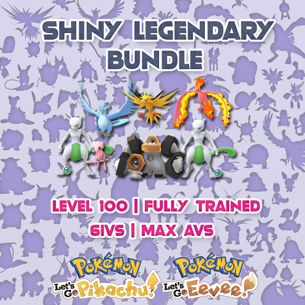 Legendary Pokemon Pokemon Shiny Let's Go Pikachu Pokemon
