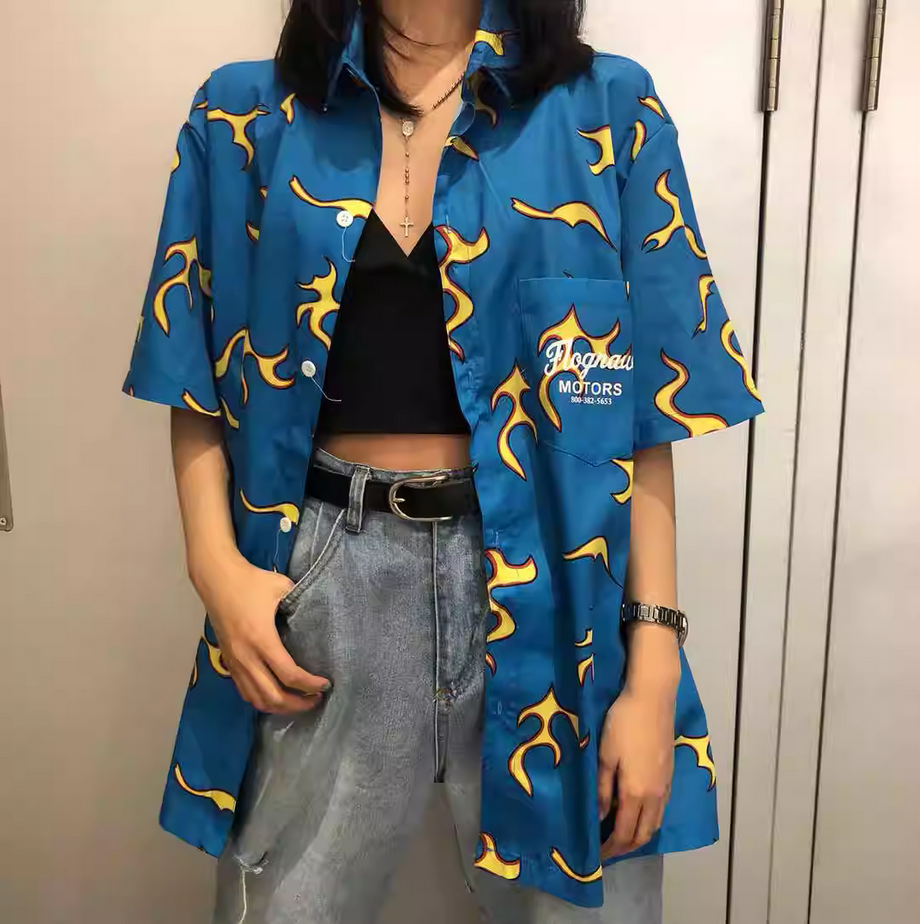 Golf W Unisex Casual Shirt Golf Flame Le Fleur Tyler The Creator