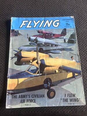 Group of 5 Old Aviation Magazines 1936-1946